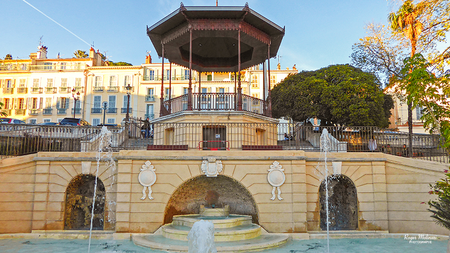 Le kiosque actuellement