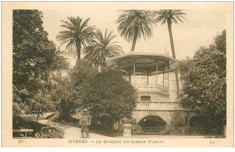 Jardin public et kiosque